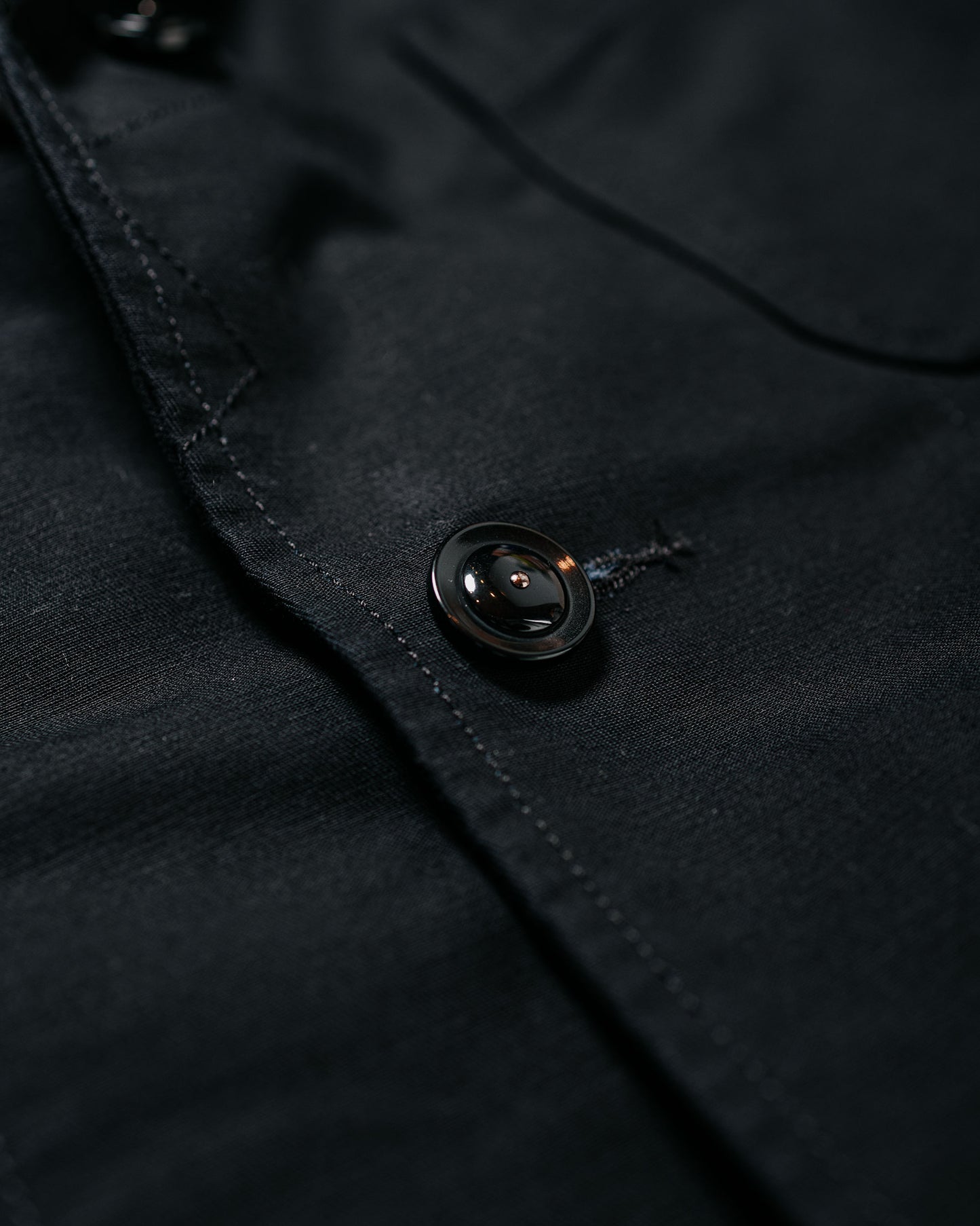 Engineered Garments Bedford Jacket Black Cotton Double Cloth