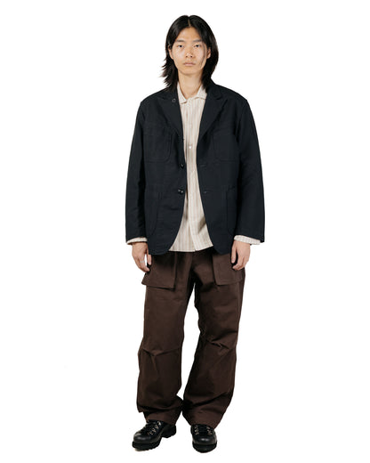 Engineered Garments Bedford Jacket Black Cotton Double Cloth