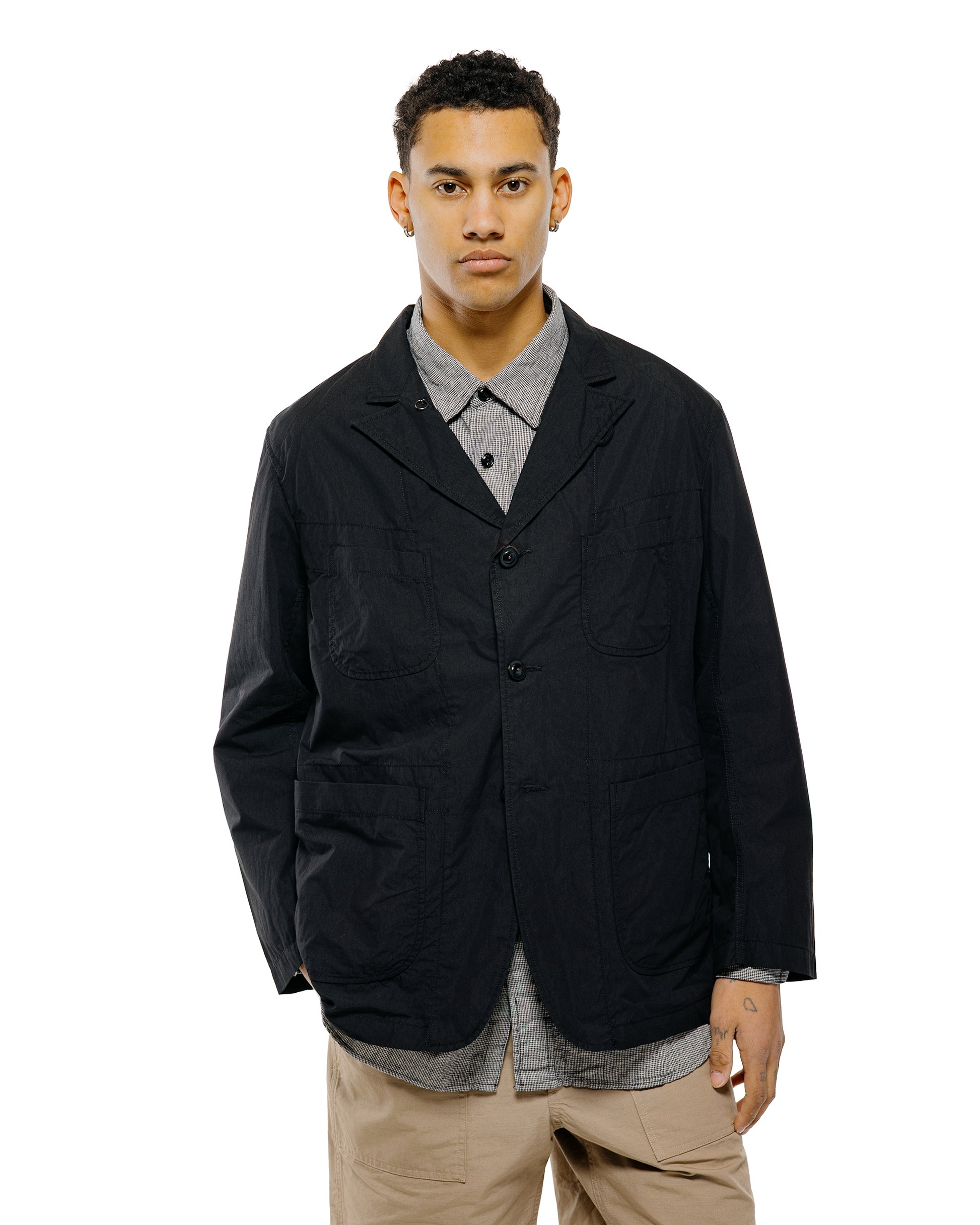 lost & found Engineered Garments Engineered Garments Bedford Jacket Black Lightweight Nyco Poplin