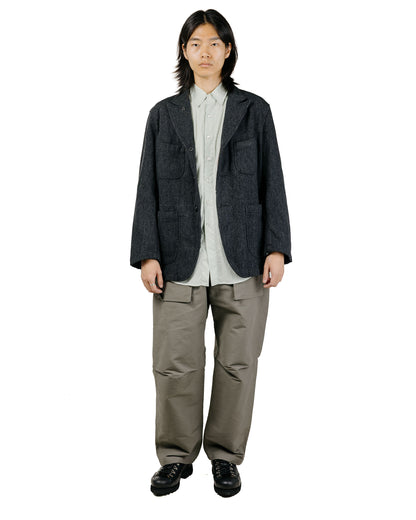 Engineered Garments Bedford Jacket Charcoal Wool Poly Heavy Tweed