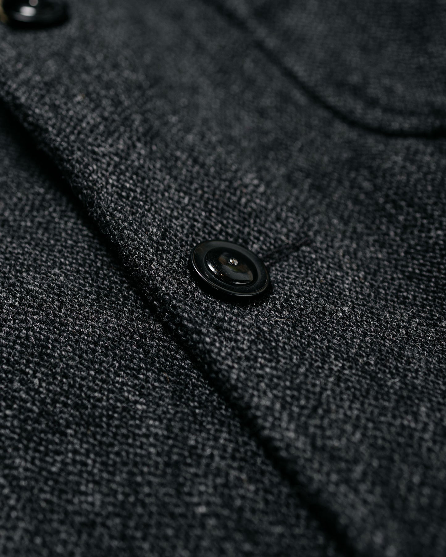 Engineered Garments Bedford Jacket Charcoal Wool Poly Heavy Tweed