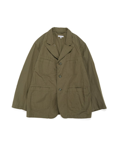 lost & found Engineered Garments Engineered Garments Bedford Jacket Olive Cotton Sanded Cloth