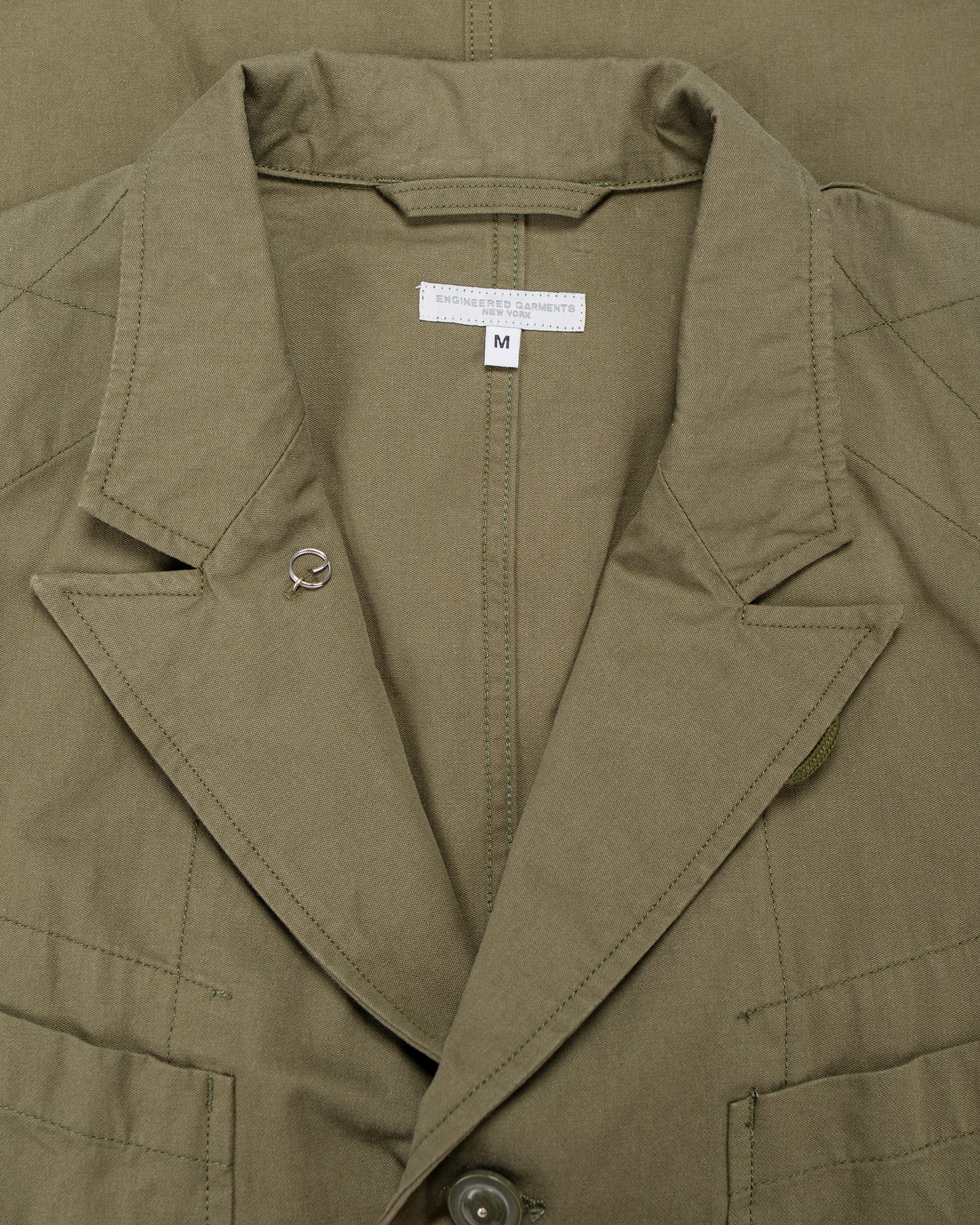 lost & found Engineered Garments Engineered Garments Bedford Jacket Olive Cotton Sanded Cloth