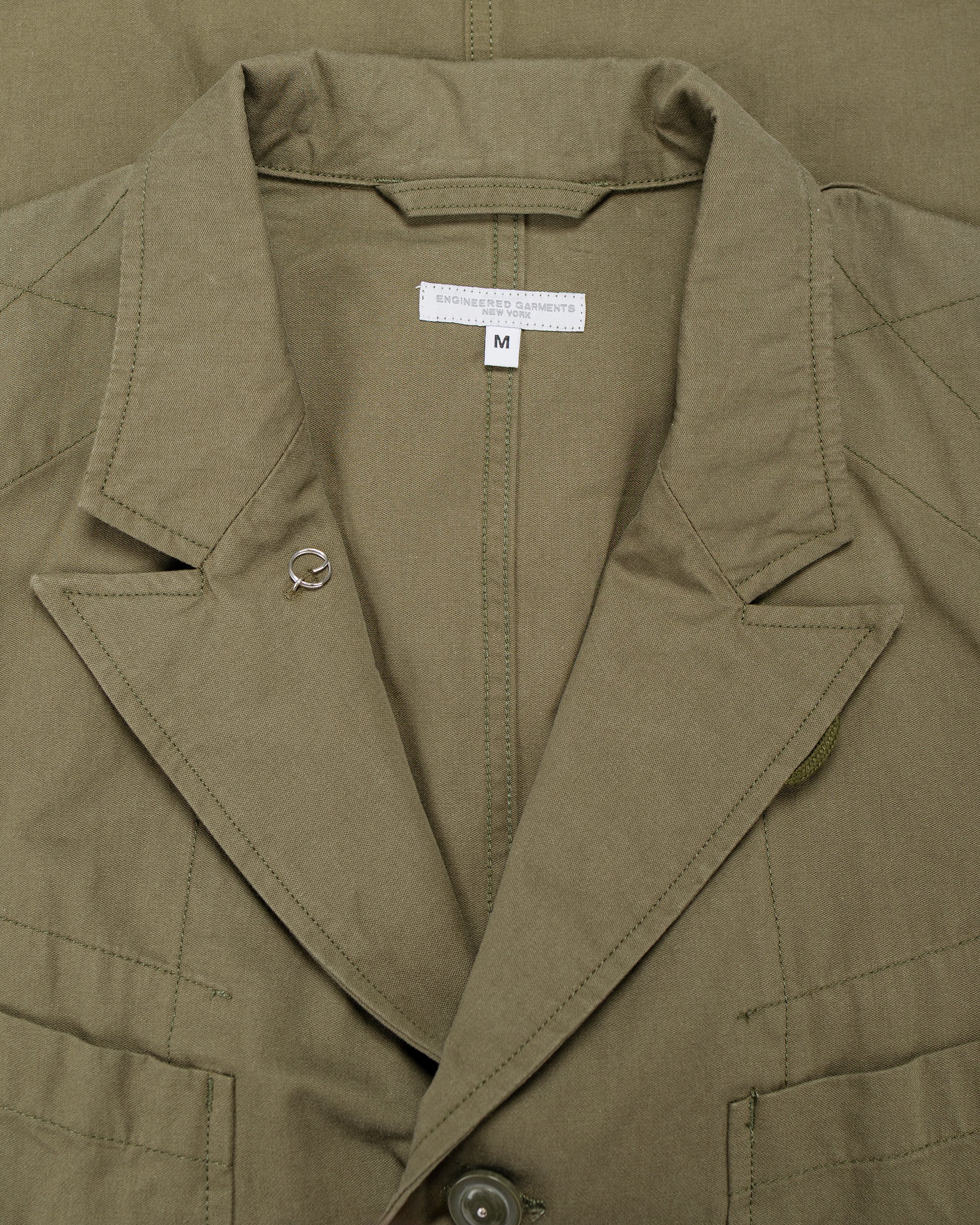 lost & found Engineered Garments Engineered Garments Bedford Jacket Olive Cotton Sanded Cloth