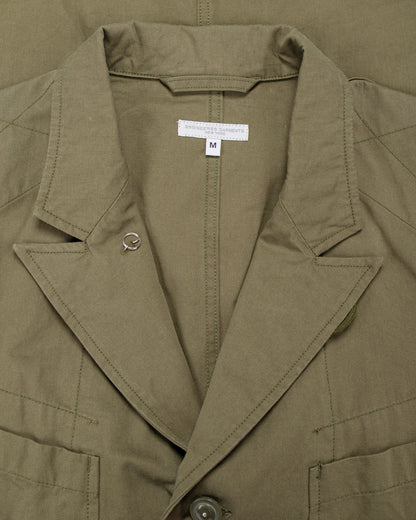 lost & found Engineered Garments Engineered Garments Bedford Jacket Olive Cotton Sanded Cloth