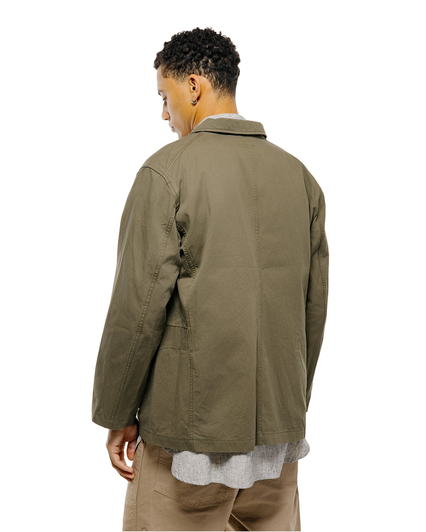lost & found Engineered Garments Engineered Garments Bedford Jacket Olive Cotton Sanded Cloth