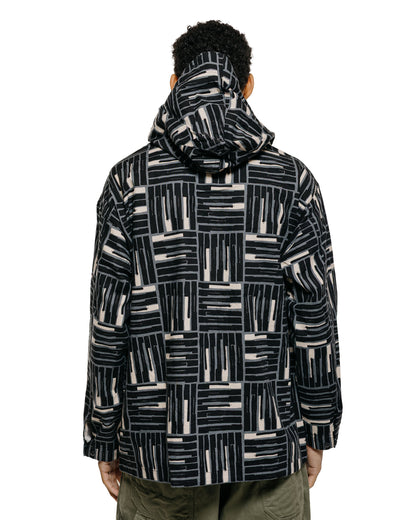 lost & found Engineered Garments Engineered Garments Cagoule Shirt Black CL Tile Print Canvas