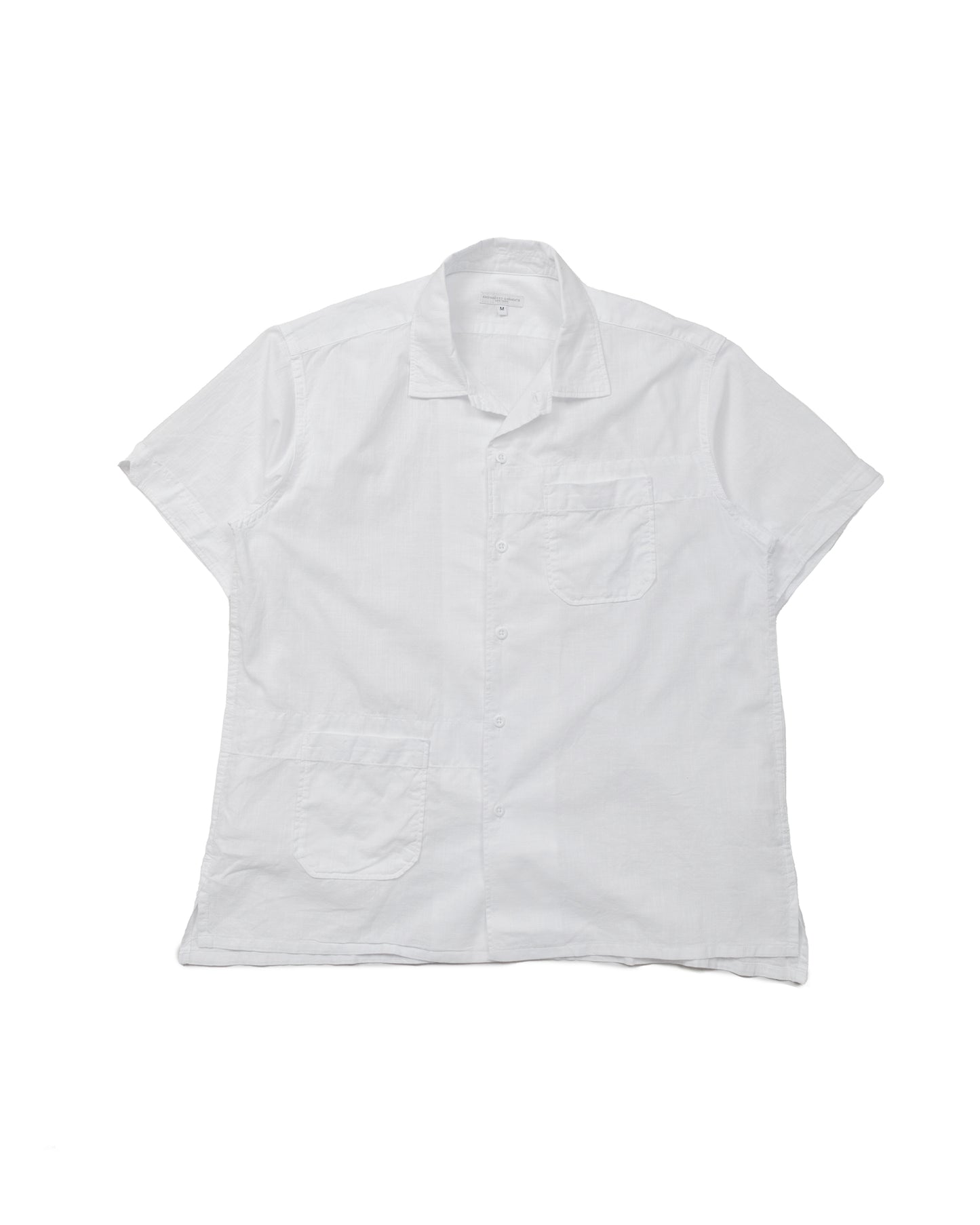 lost & found Engineered Garments Engineered Garments Camp Shirt White Cotton Handkerchief