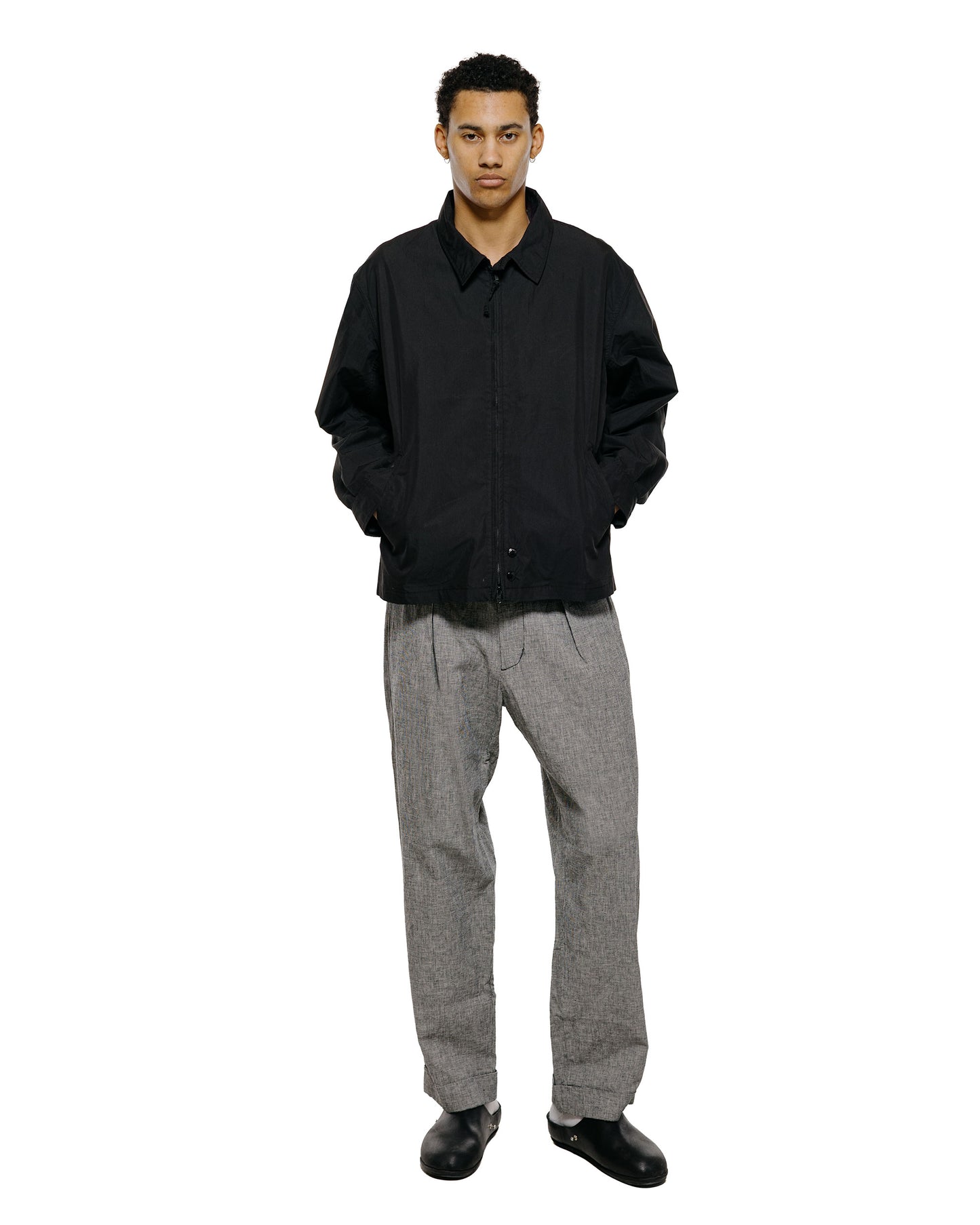 lost & found Engineered Garments Engineered Garments Carlyle Pant Black/Grey CL Houndstooth