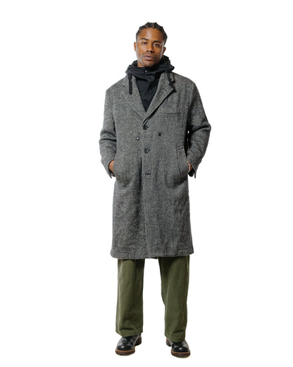 lost & found Engineered Garments Engineered Garments Chester Coat Black Wool Shaggy Twill