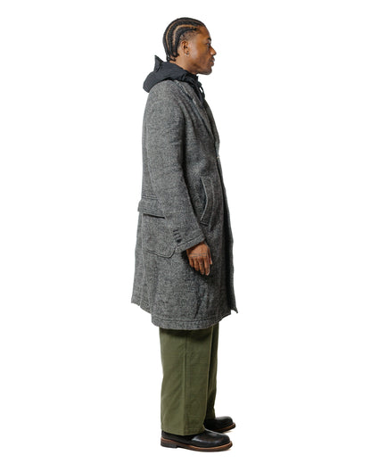 lost & found Engineered Garments Engineered Garments Chester Coat Black Wool Shaggy Twill