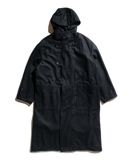 lost & found Engineered Garments Engineered Garments Duffle Coat Black 24oz Wool Melton