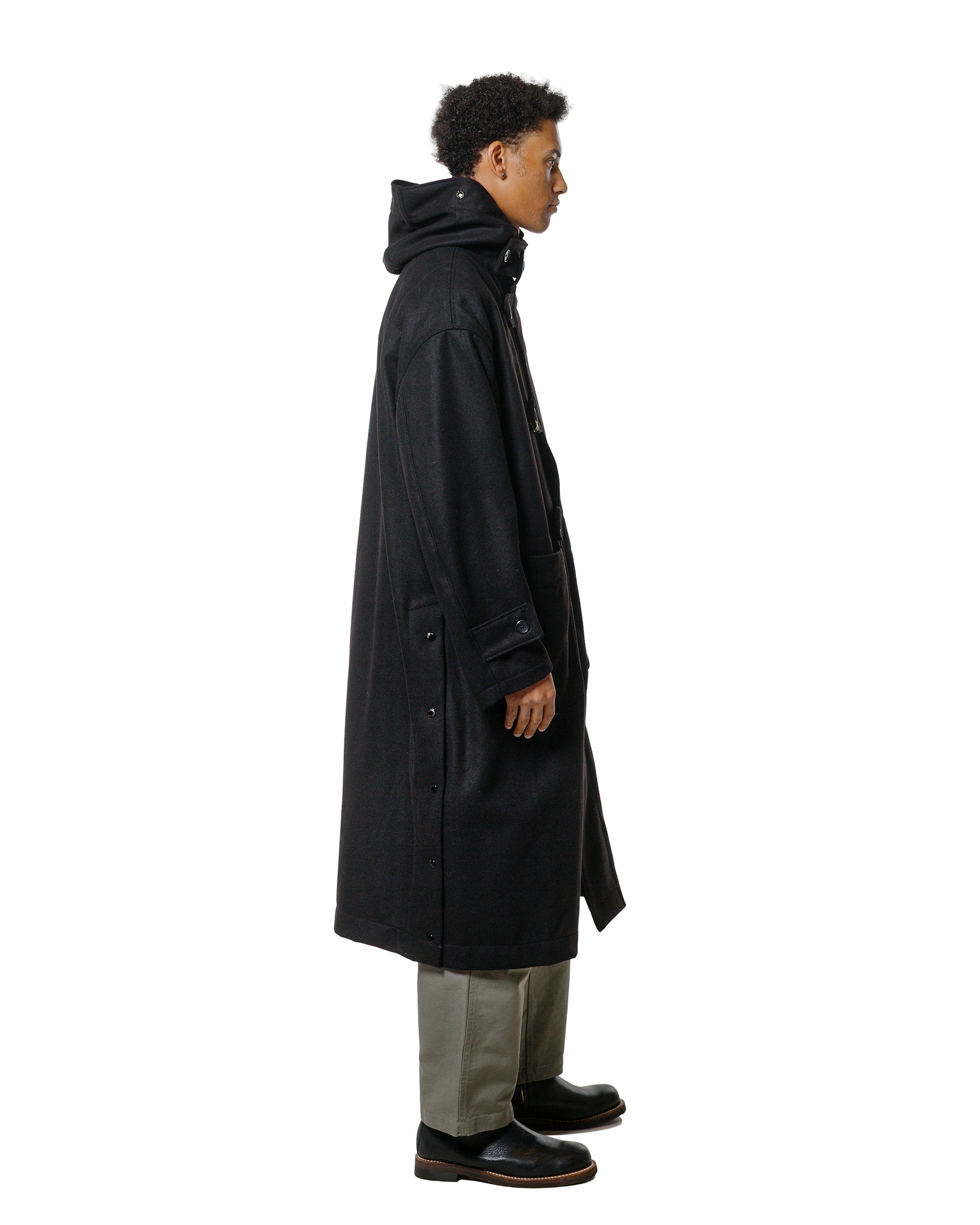 lost & found Engineered Garments Engineered Garments Duffle Coat Black 24oz Wool Melton