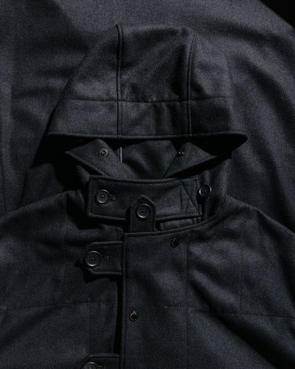 lost & found Engineered Garments Engineered Garments Duffle Coat Black 24oz Wool Melton