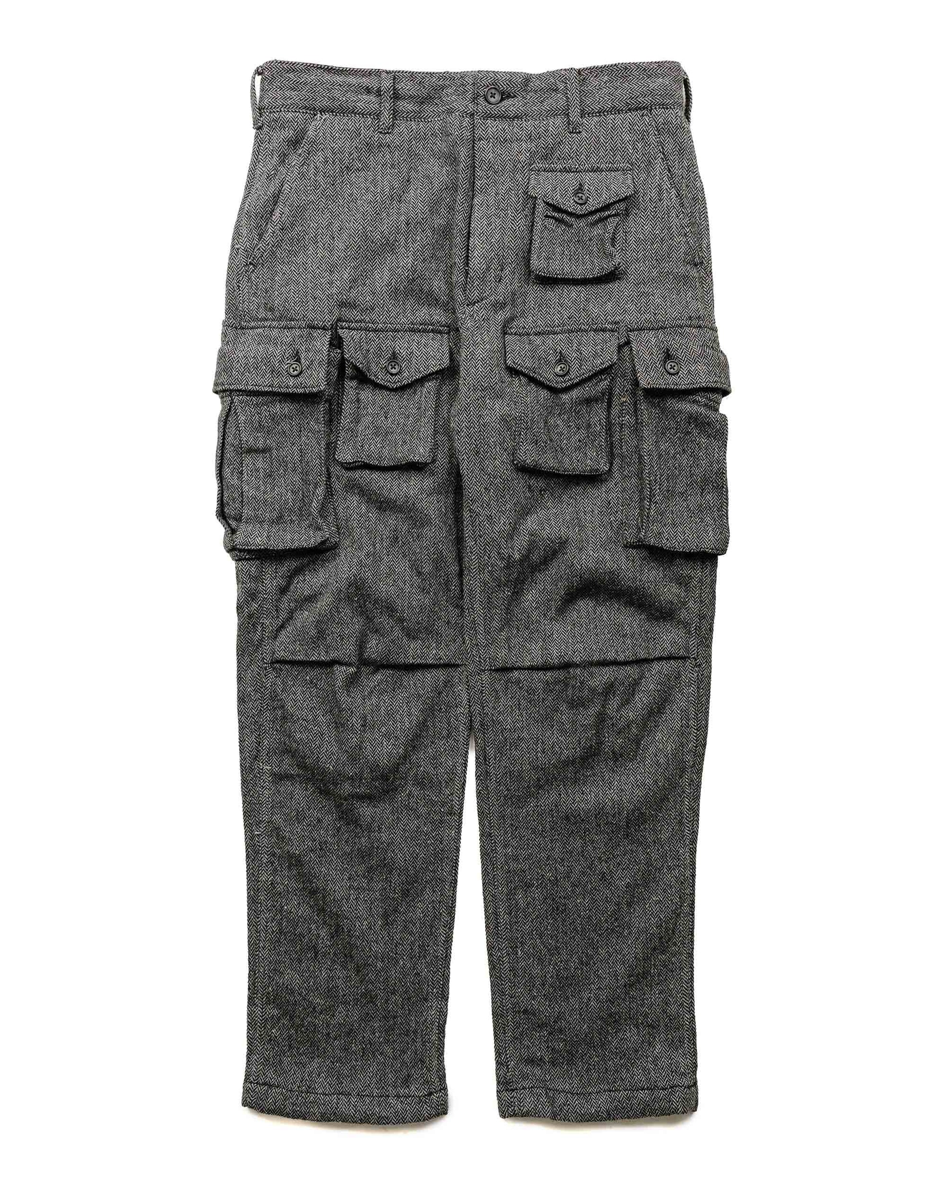 lost & found Engineered Garments Engineered Garments FA Pant Grey Poly Wool Herringbone