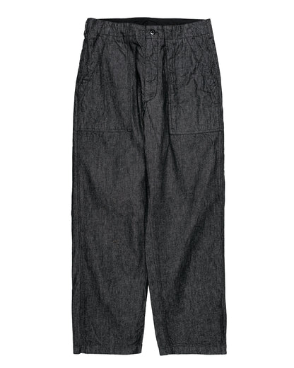 Engineered Garments Fatigue Pant Black Cotton Cone Denim