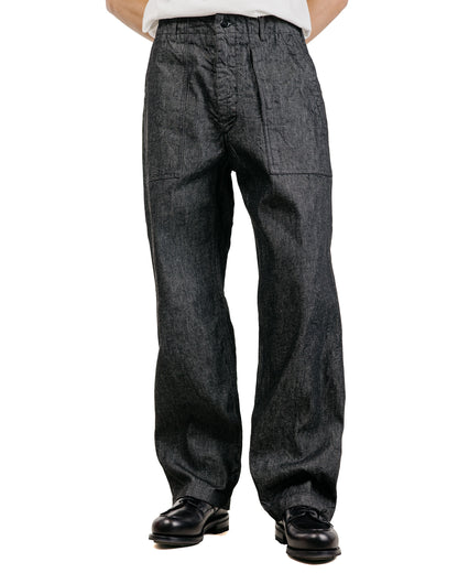 Engineered Garments Fatigue Pant Black Cotton Cone Denim