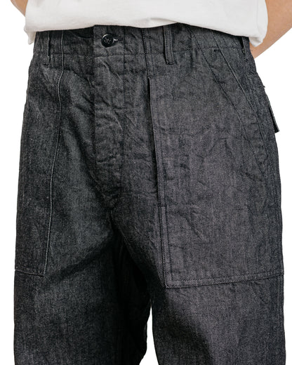 Engineered Garments Fatigue Pant Black Cotton Cone Denim
