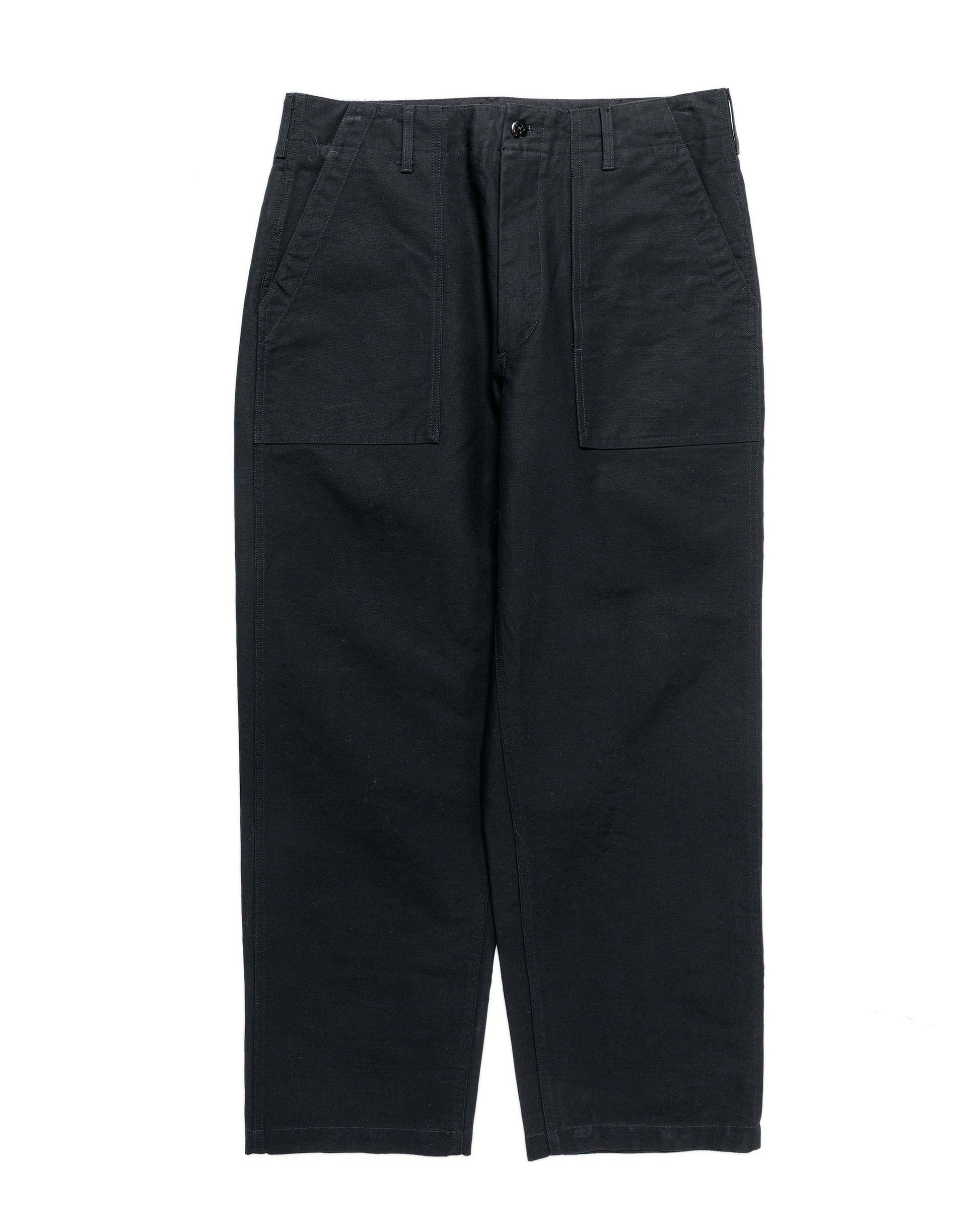 lost & found Engineered Garments Engineered Garments Fatigue Pant Black Cotton Double Cloth
