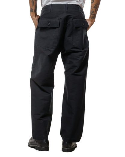 lost & found Engineered Garments Engineered Garments Fatigue Pant Black Cotton Double Cloth