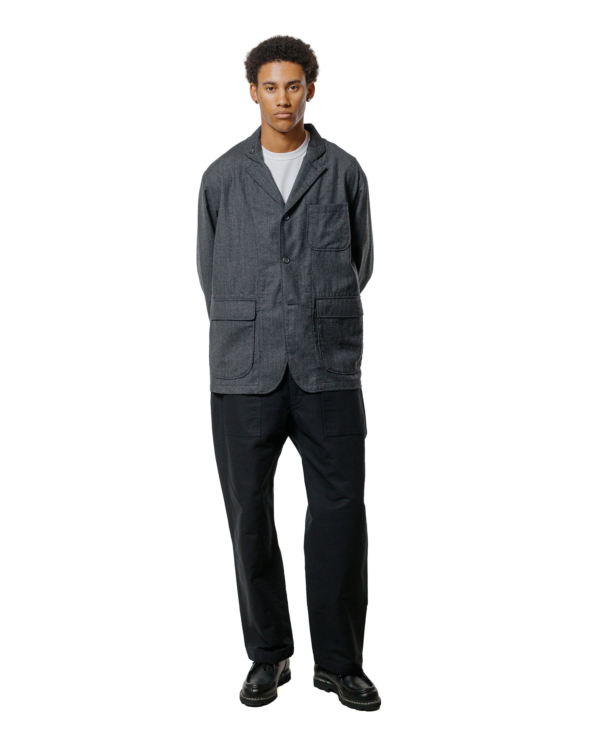 lost & found Engineered Garments Engineered Garments Fatigue Pant Black Cotton Double Cloth