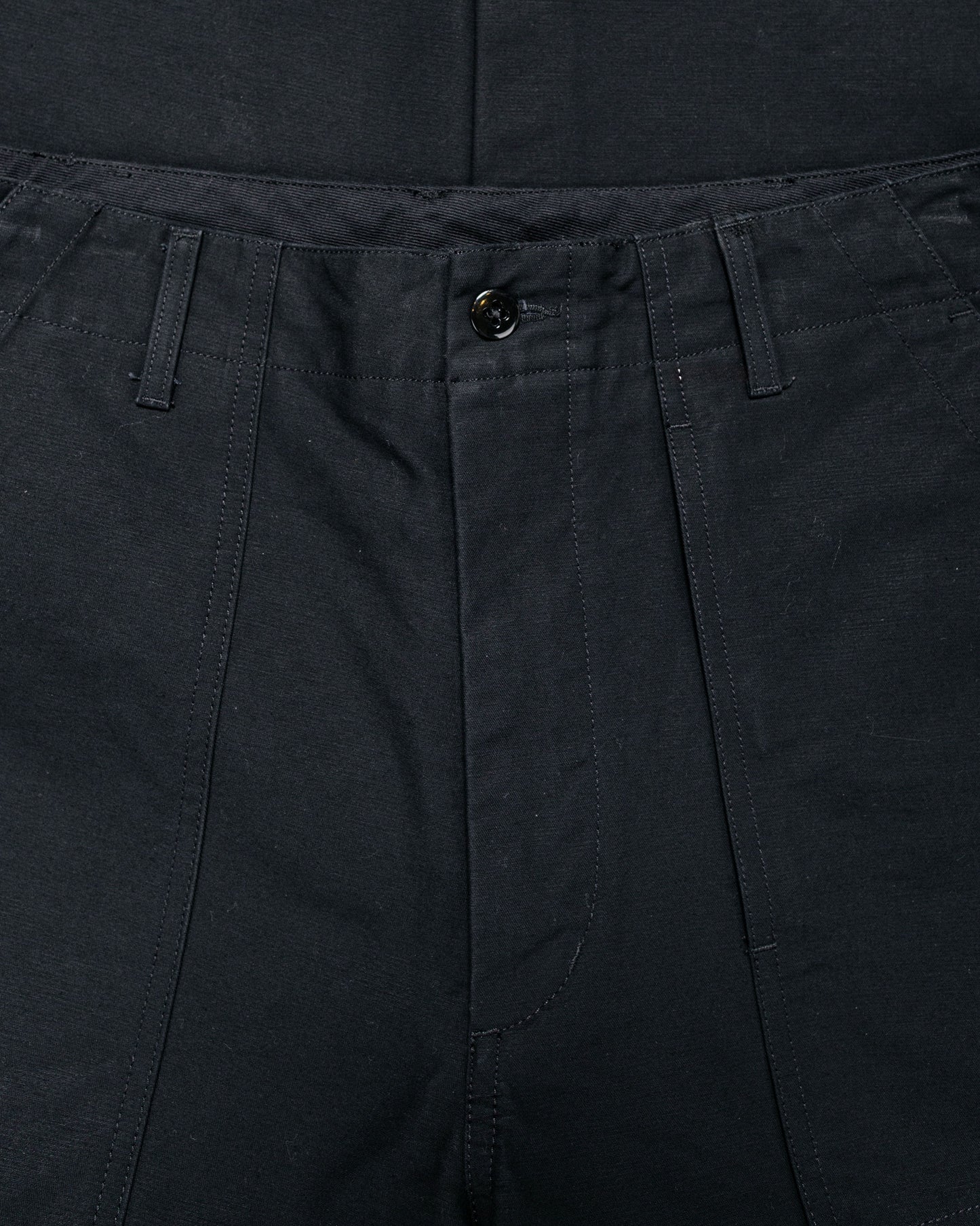 lost & found Engineered Garments Engineered Garments Fatigue Pant Black Cotton Double Cloth