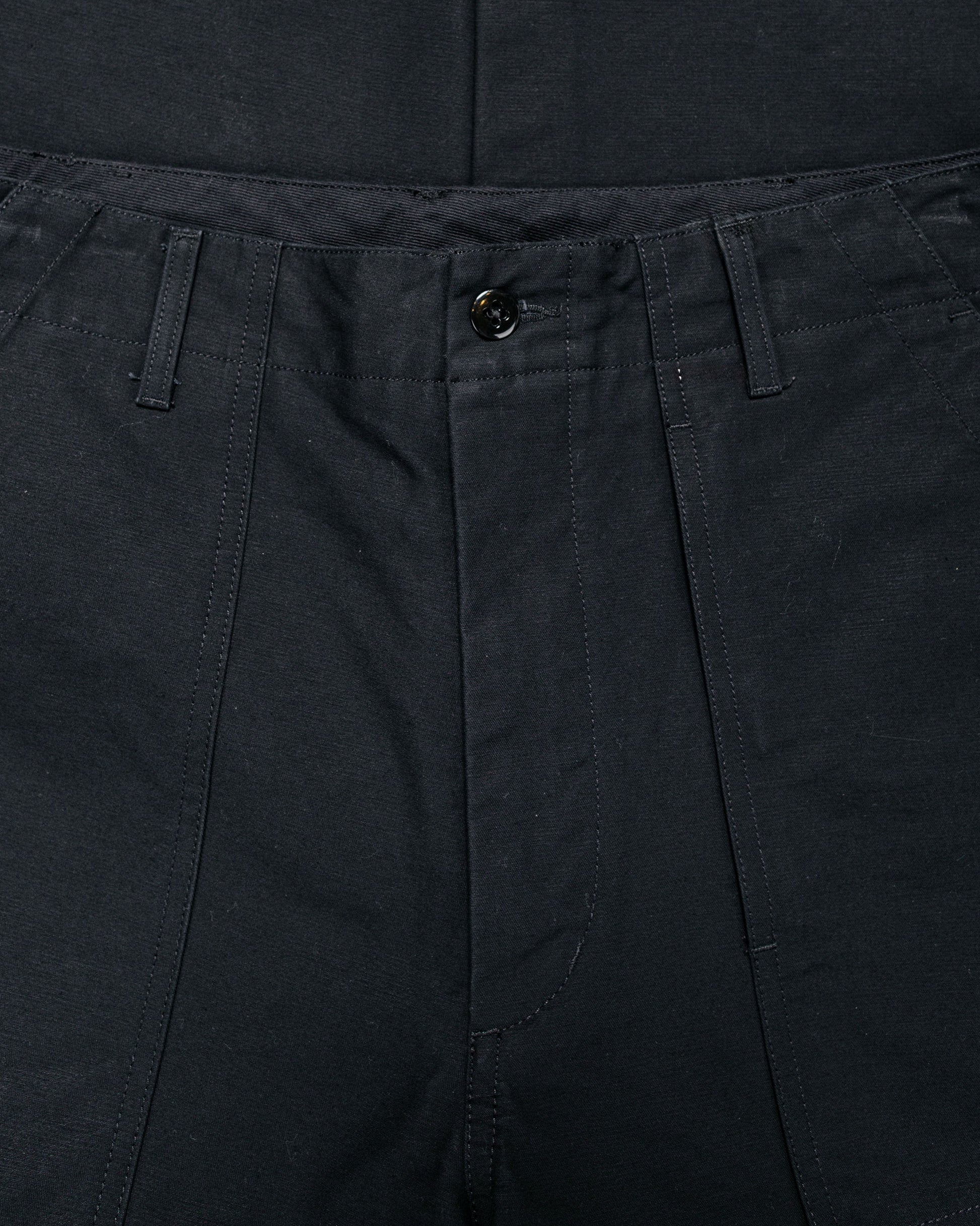 lost & found Engineered Garments Engineered Garments Fatigue Pant Black Cotton Double Cloth