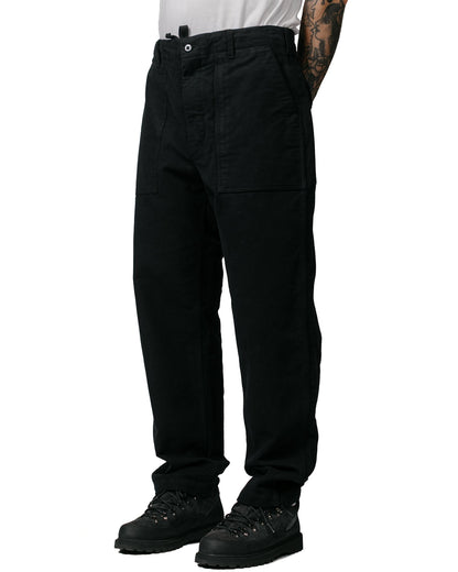 lost & found Engineered Garments Engineered Garments Fatigue Pant Black Cotton Moleskin