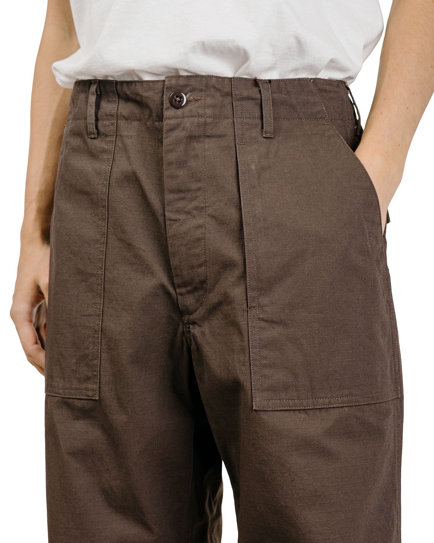 Engineered Garments Fatigue Pant Brown 10oz Duck Canvas