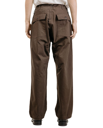 Engineered Garments Fatigue Pant Brown 10oz Duck Canvas