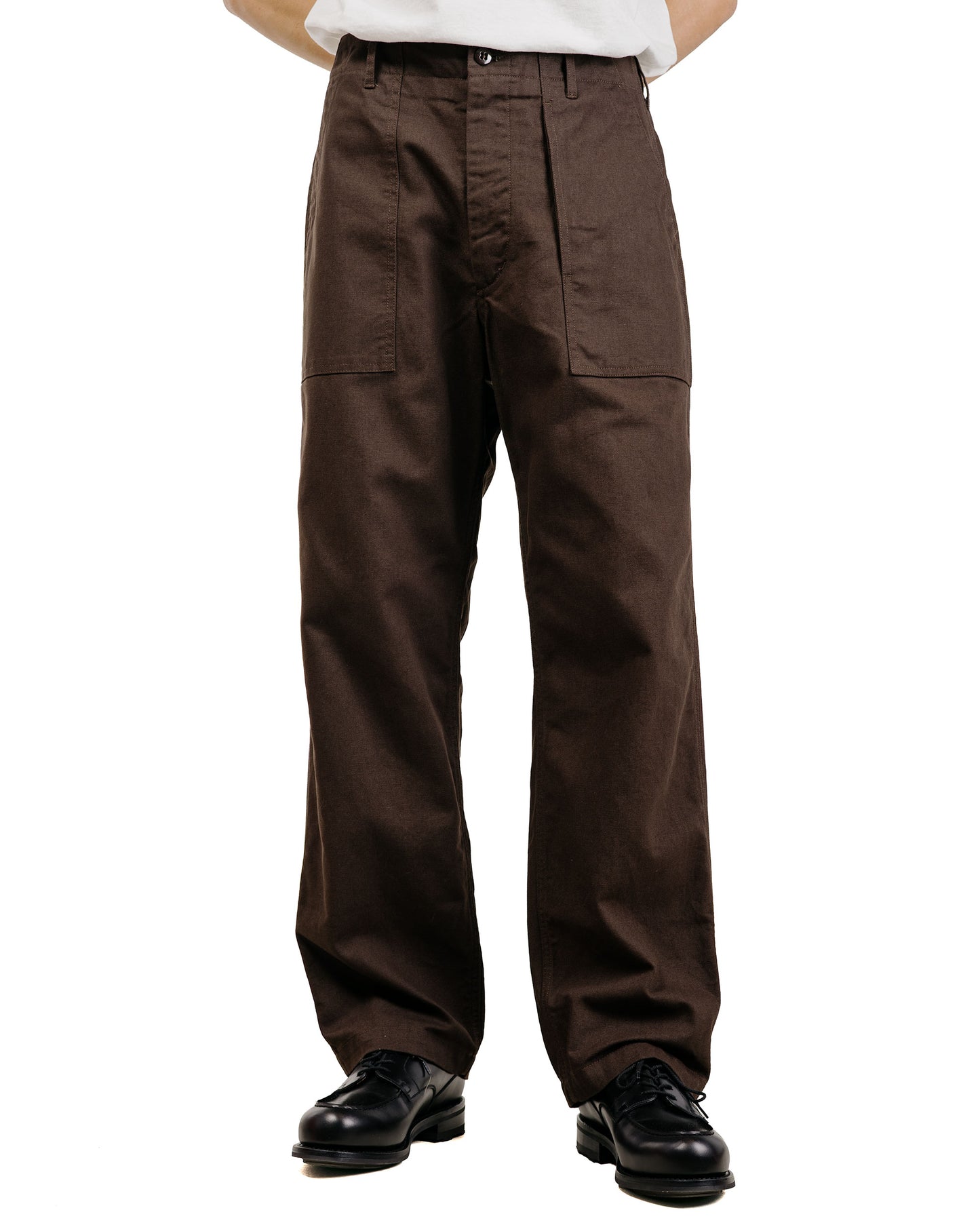 Engineered Garments Fatigue Pant DK. Brown Heavyweight Cotton Ripstop