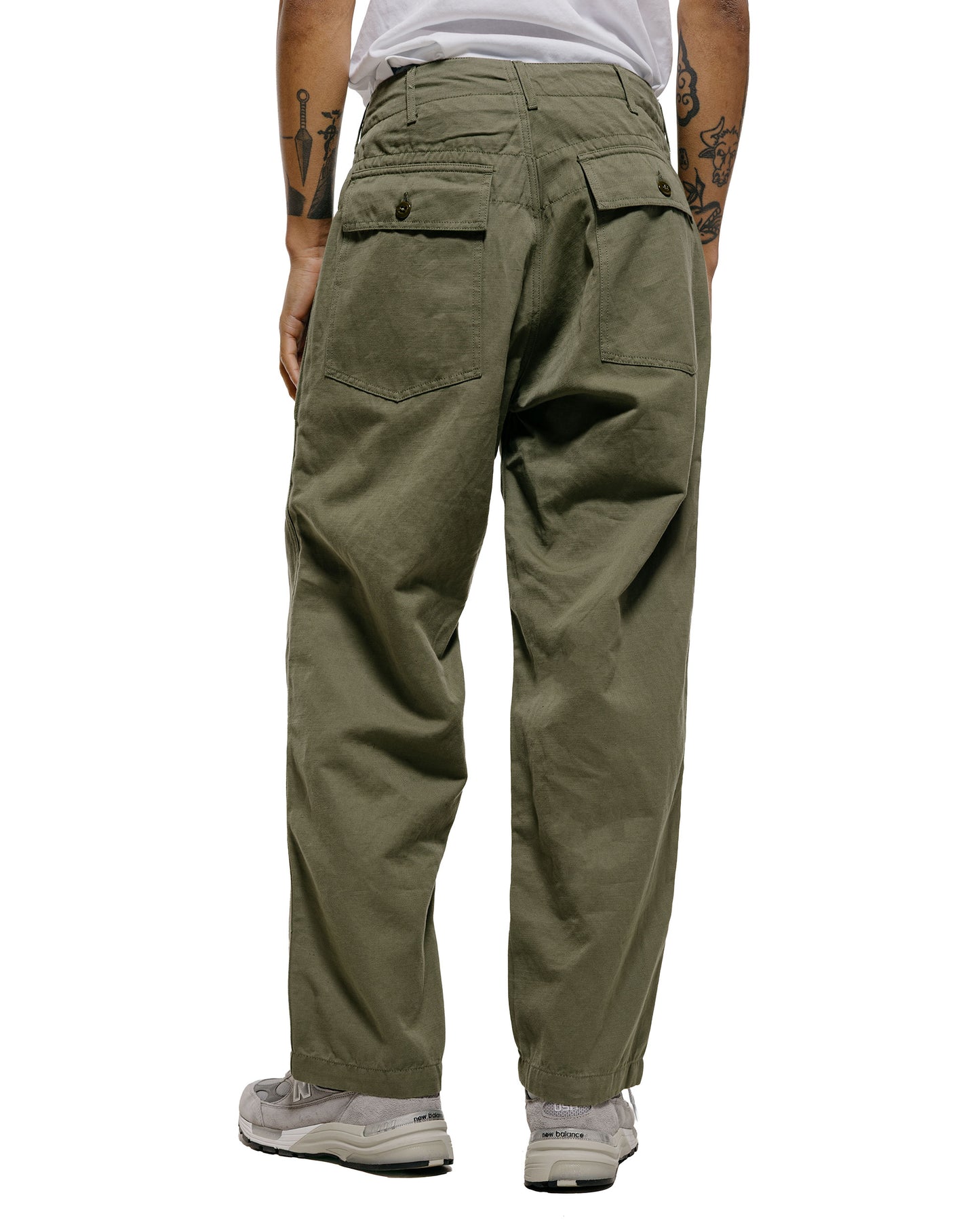 lost & found Engineered Garments Engineered Garments Fatigue Pant Olive CL Heavy Twill