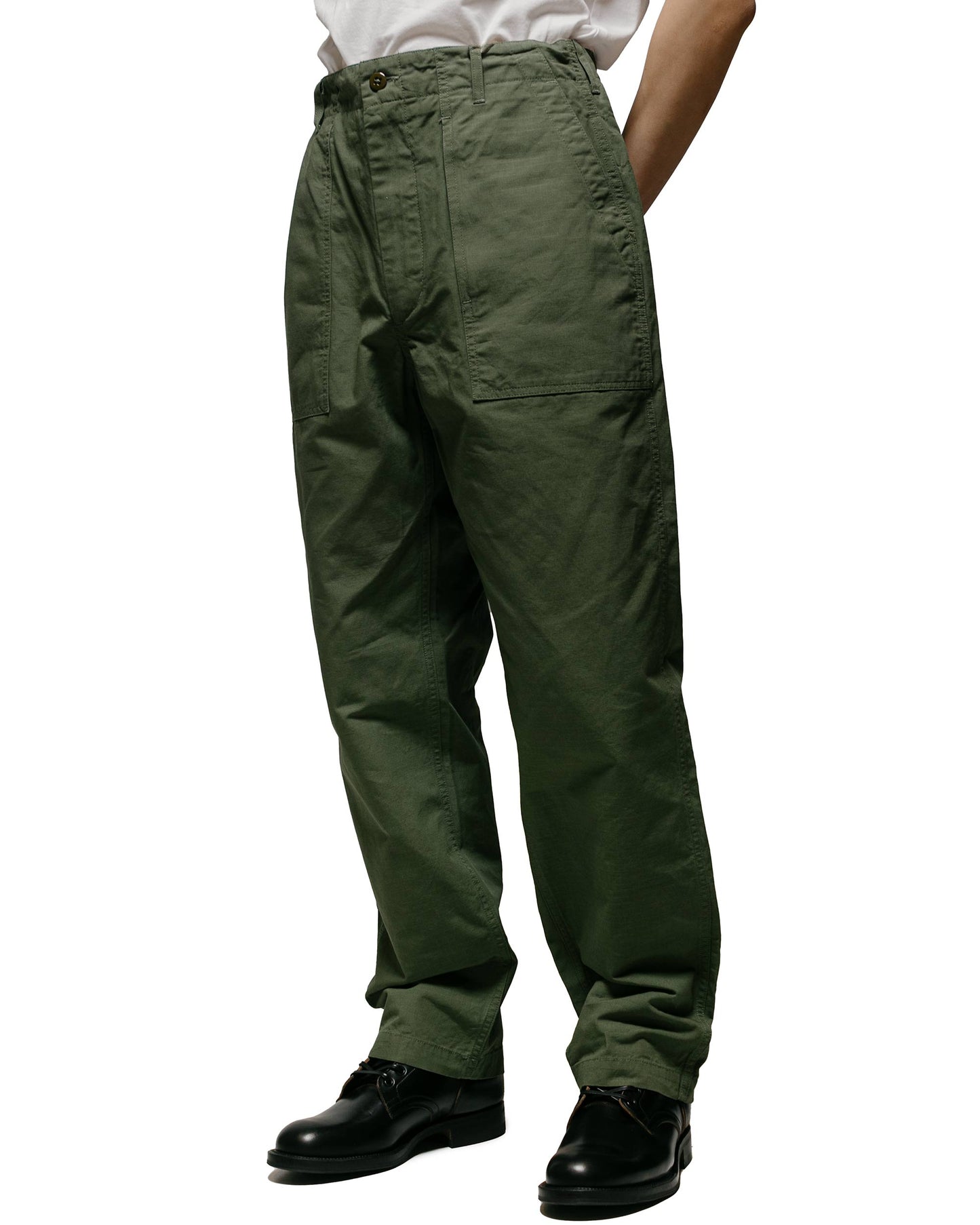 lost & found Engineered Garments Engineered Garments Fatigue Pant Olive Cotton Ripstop