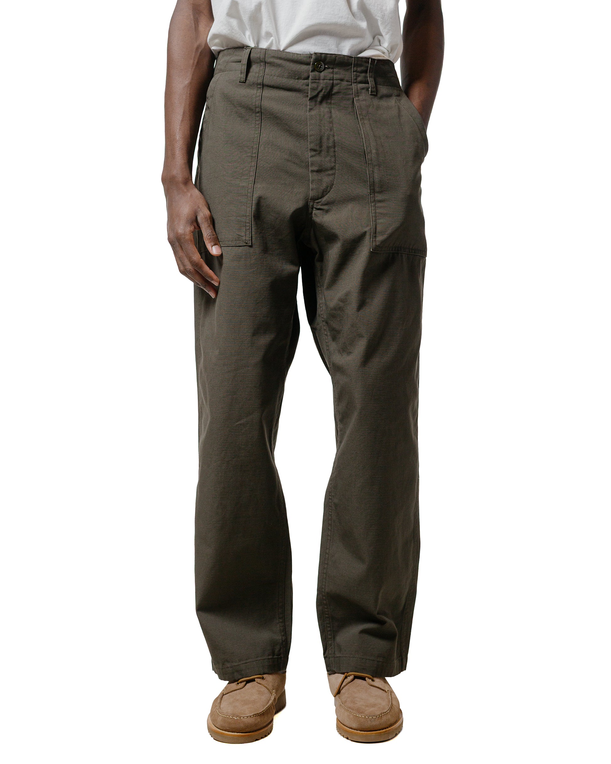 lost & found Engineered Garments Engineered Garments Fatigue Pant Olive Heavyweight Cotton Ripstop
