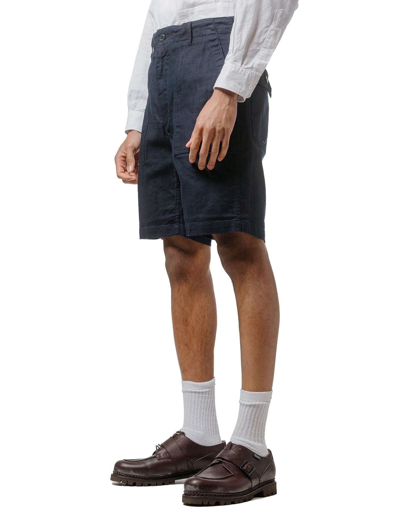 lost & found Engineered Garments Engineered Garments Fatigue Short Dark Navy CL Java Cloth