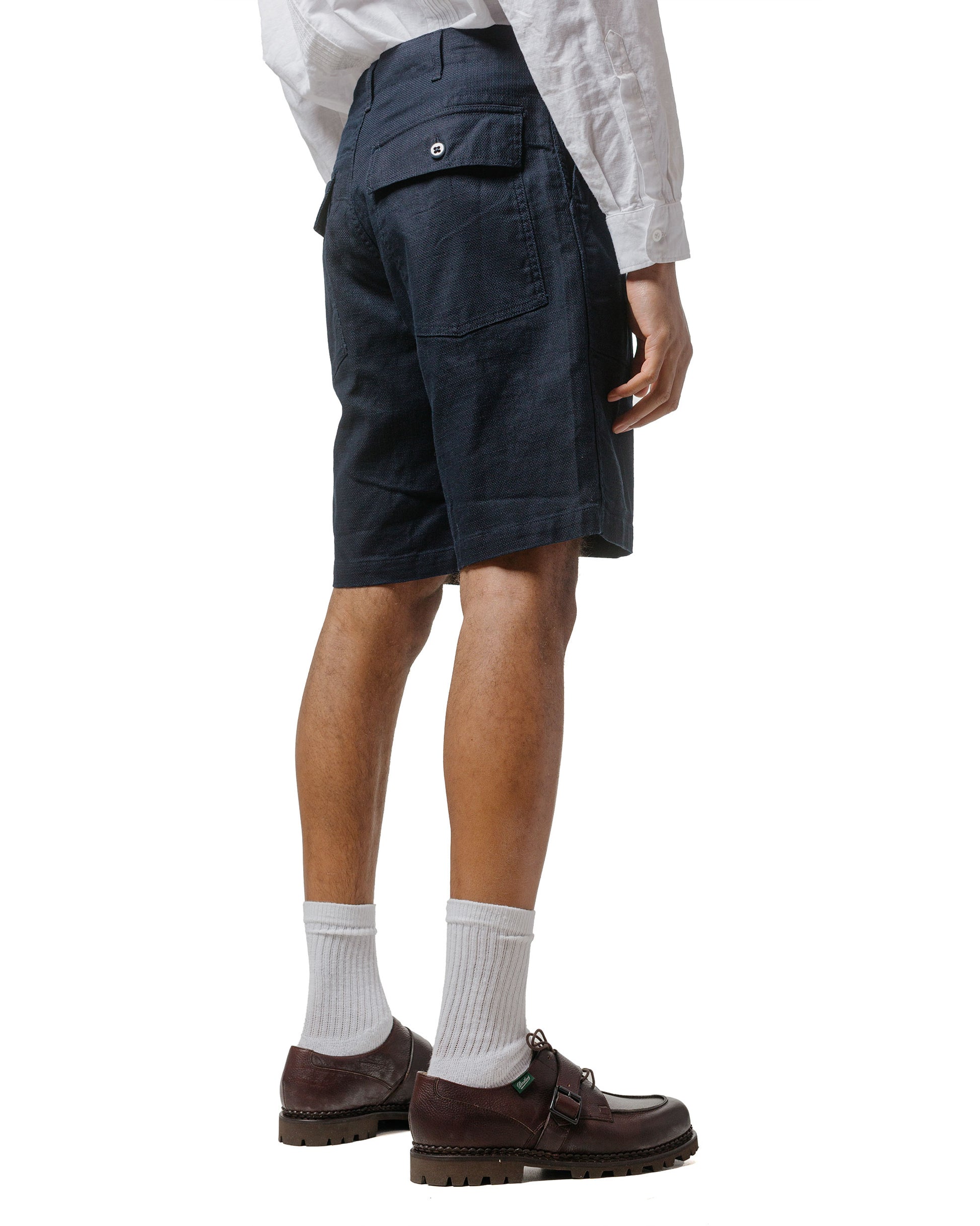 lost & found Engineered Garments Engineered Garments Fatigue Short Dark Navy CL Java Cloth
