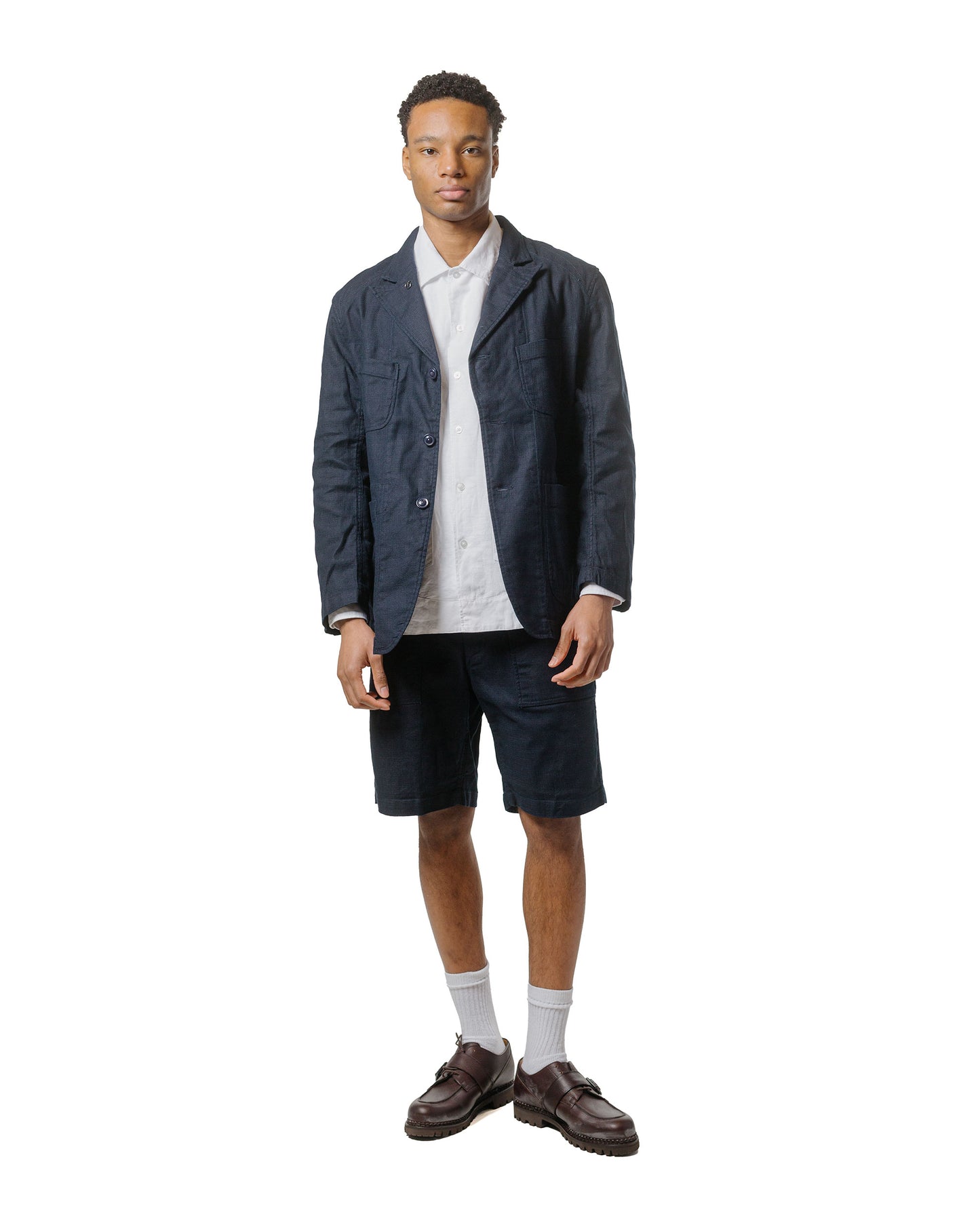 lost & found Engineered Garments Engineered Garments Fatigue Short Dark Navy CL Java Cloth