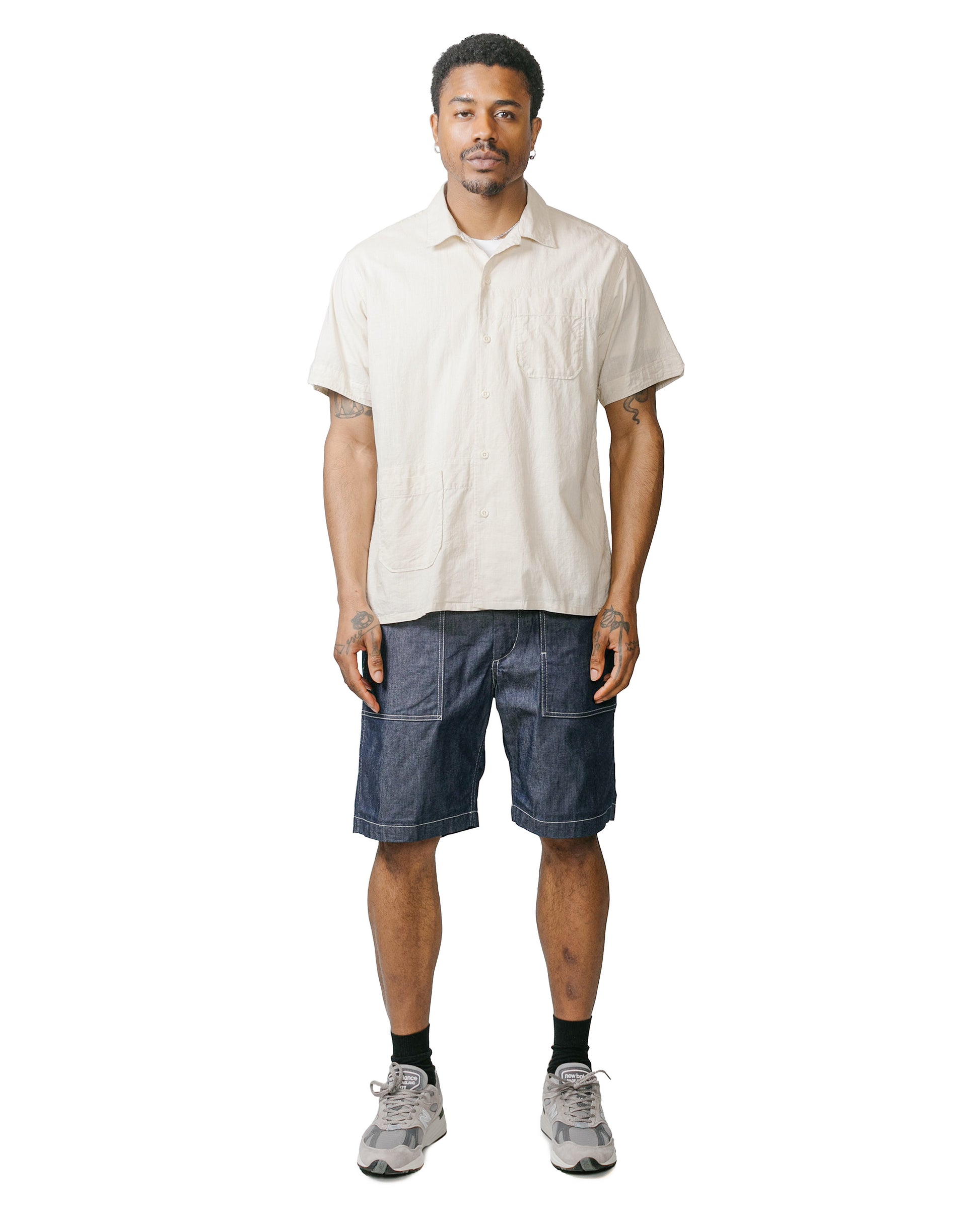 lost & found Engineered Garments Engineered Garments Fatigue Short Indigo 8oz Cone Denim