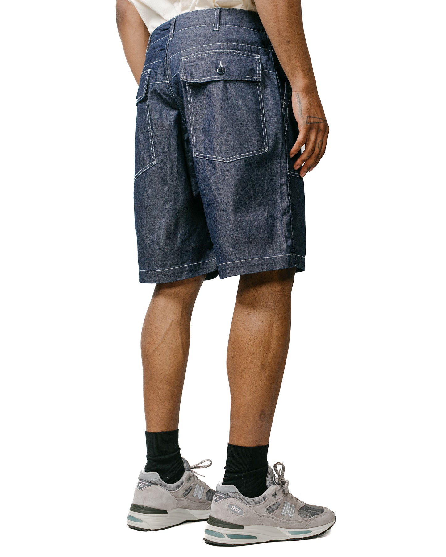 lost & found Engineered Garments Engineered Garments Fatigue Short Indigo 8oz Cone Denim