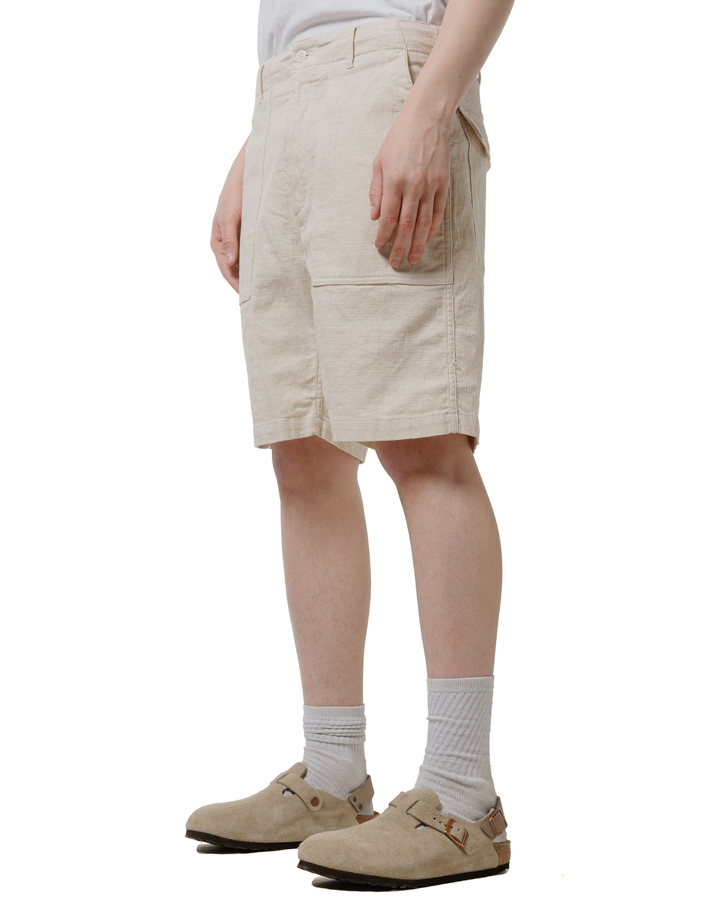lost & found Engineered Garments Engineered Garments Fatigue Short Natural CL Java Cloth