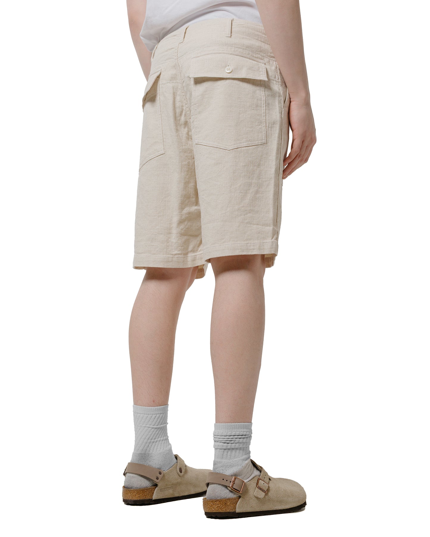 lost & found Engineered Garments Engineered Garments Fatigue Short Natural CL Java Cloth