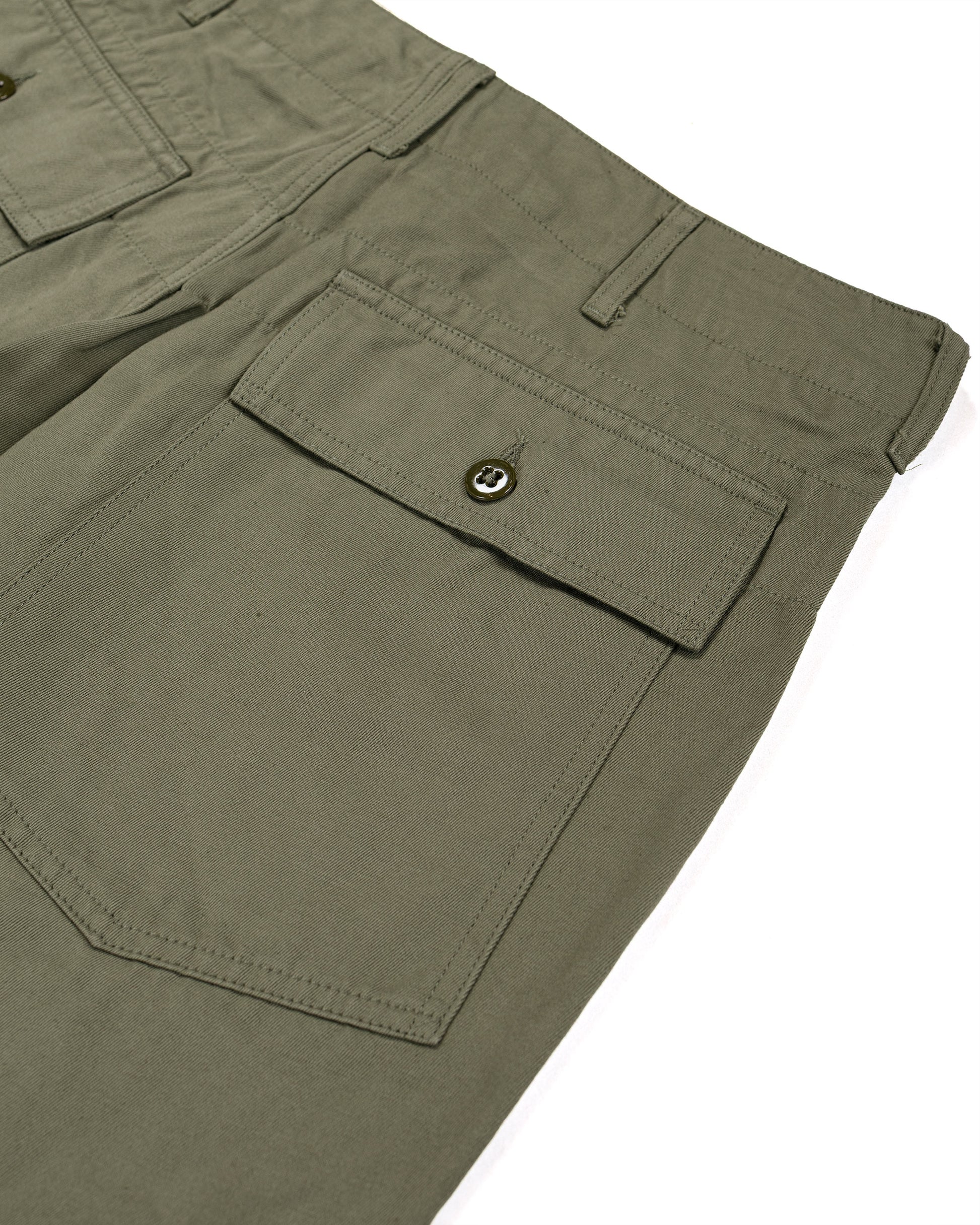 lost & found Engineered Garments Engineered Garments Fatigue Short Olive CL Heavy Twill