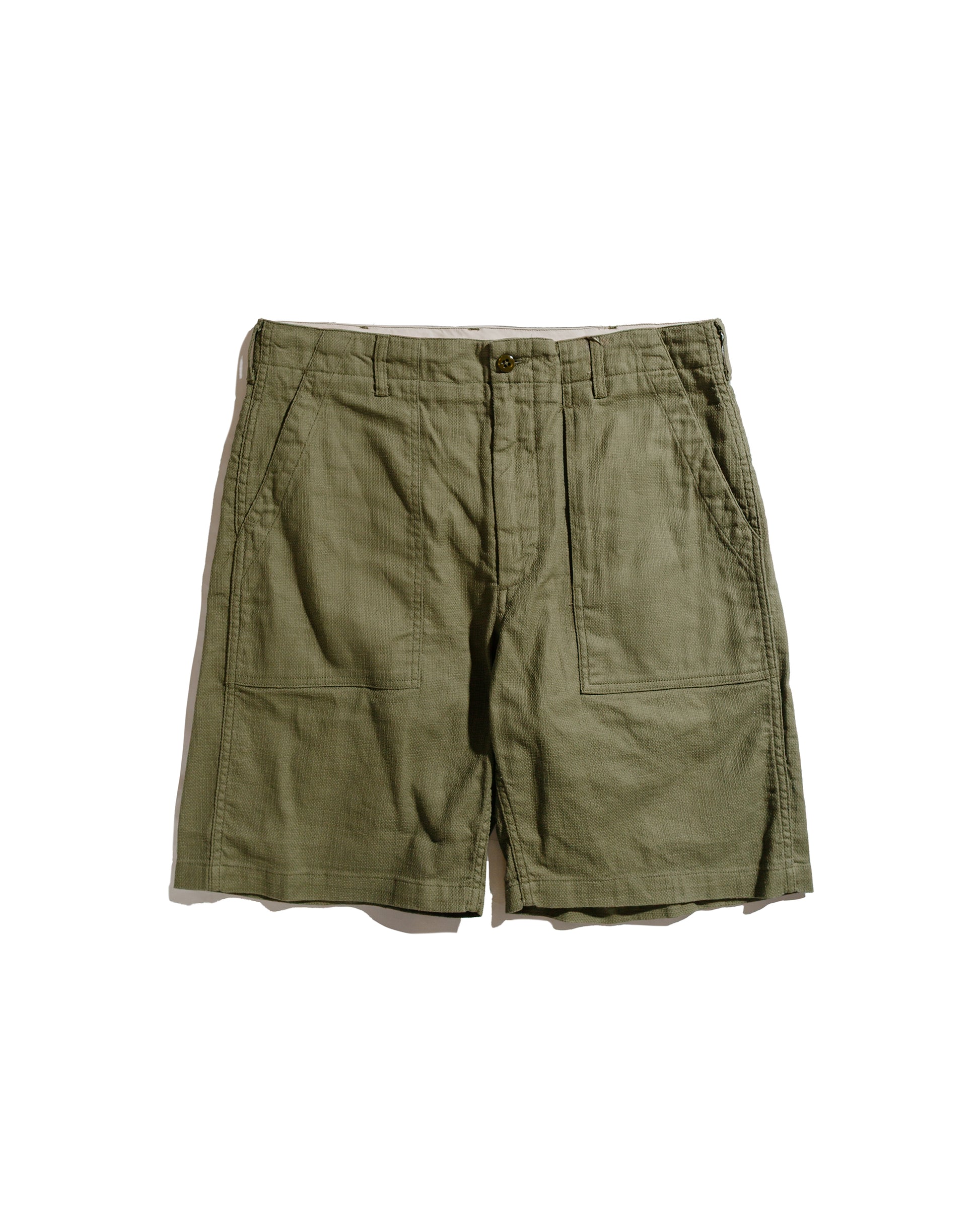 lost & found Engineered Garments Engineered Garments Fatigue Short Olive CL Java Cloth