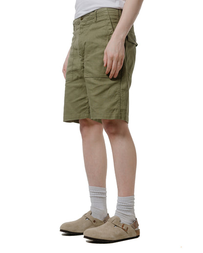lost & found Engineered Garments Engineered Garments Fatigue Short Olive CL Java Cloth