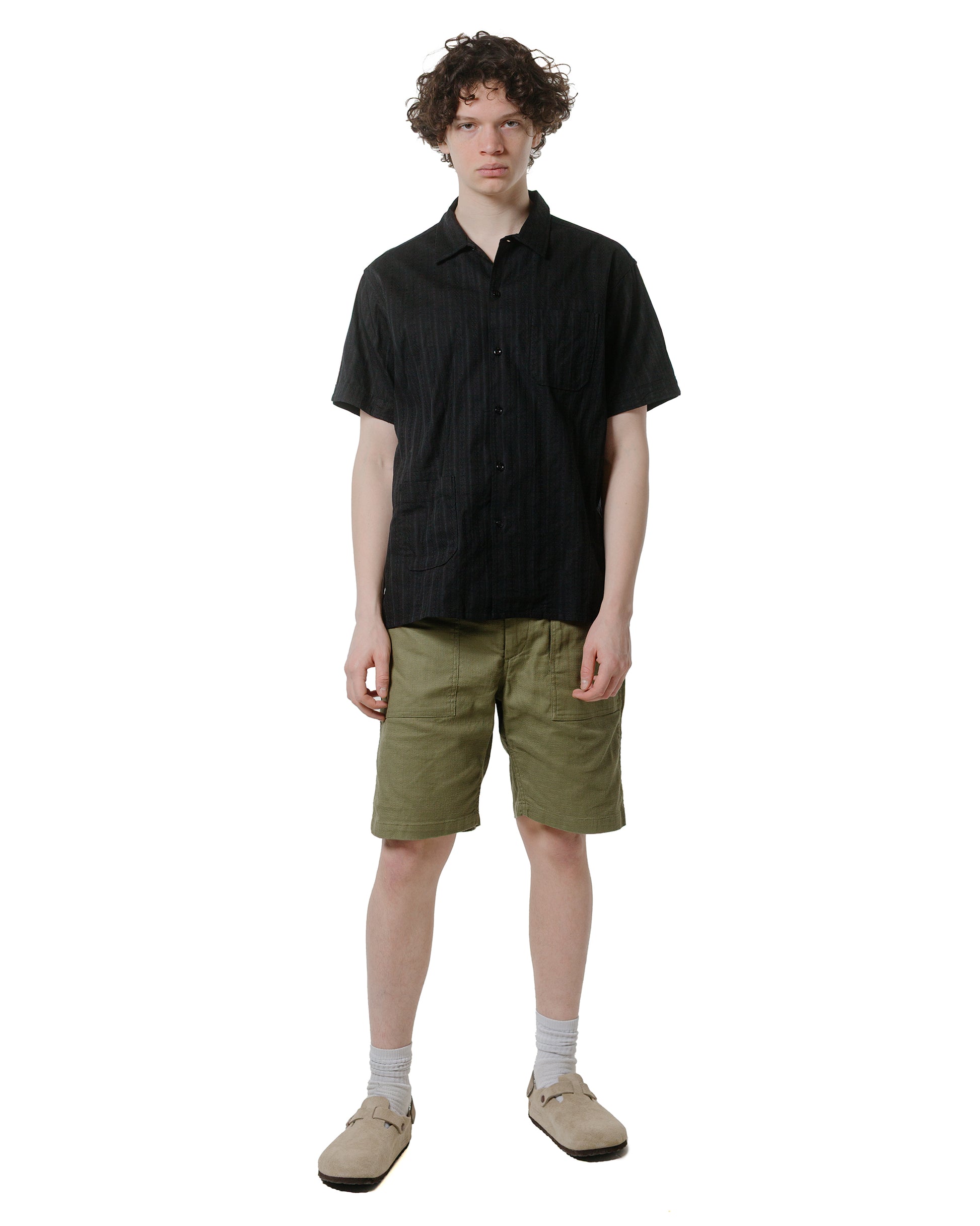 lost & found Engineered Garments Engineered Garments Fatigue Short Olive CL Java Cloth