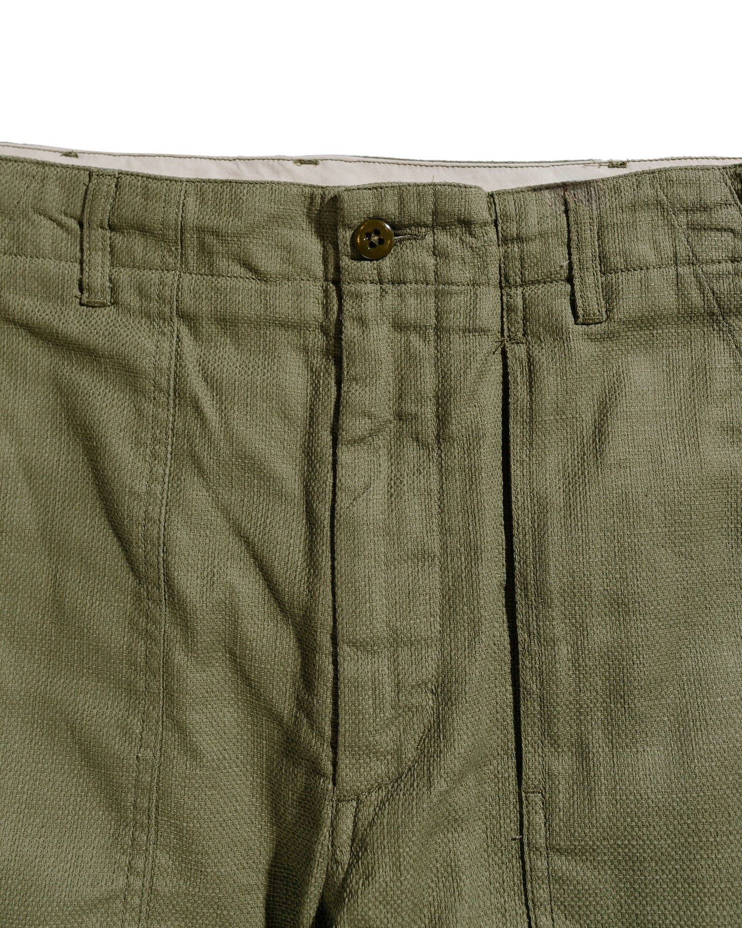 lost & found Engineered Garments Engineered Garments Fatigue Short Olive CL Java Cloth