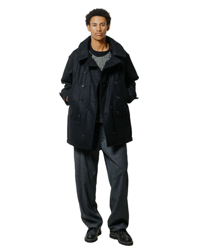 lost & found Engineered Garments Engineered Garments Fireman Jacket Black 24oz Wool Melton