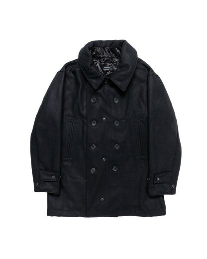 lost & found Engineered Garments Engineered Garments Fireman Jacket Black 24oz Wool Melton