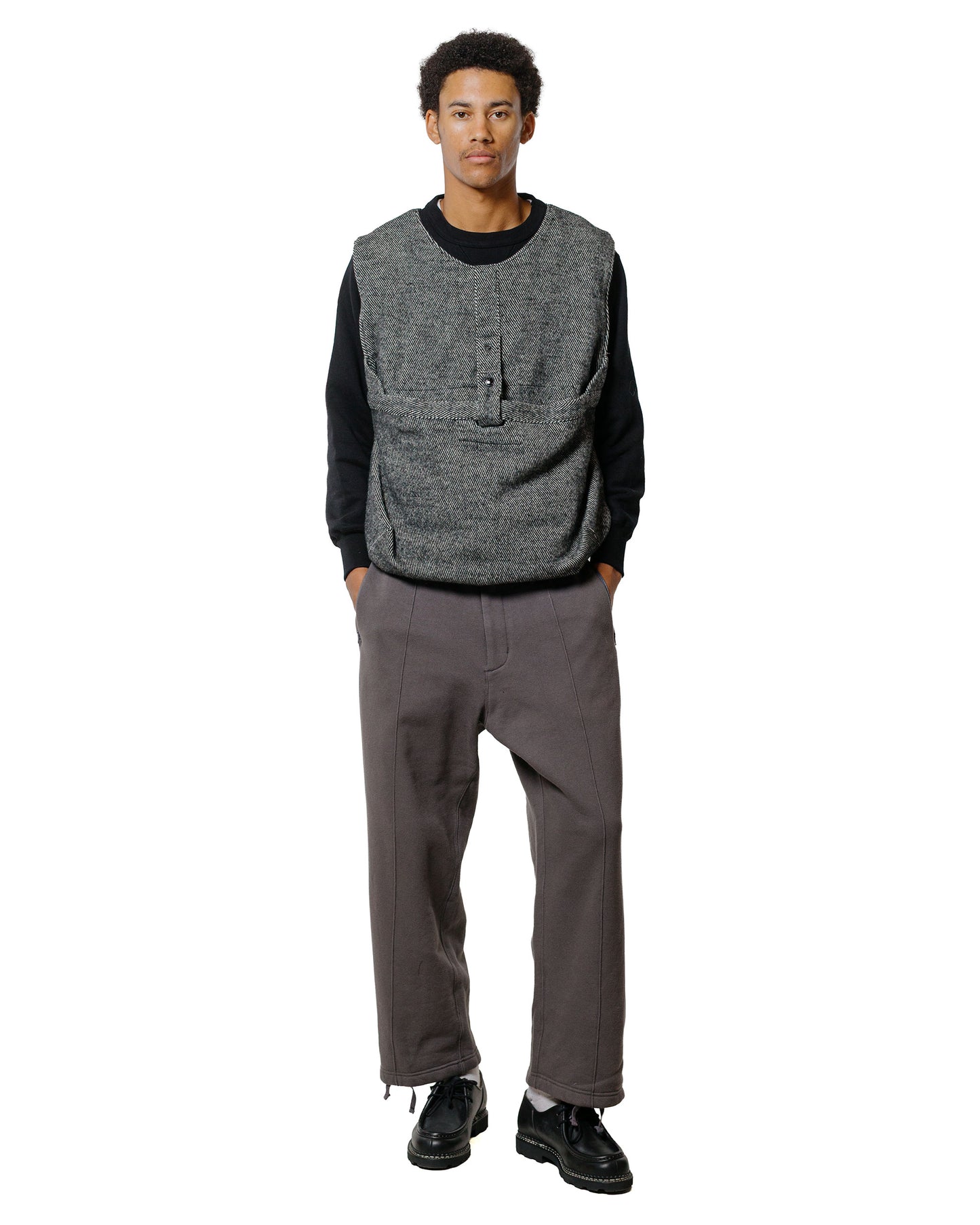 lost & found Engineered Garments Engineered Garments Knit Leisure Pant Graphite 12oz Cotton Fleece