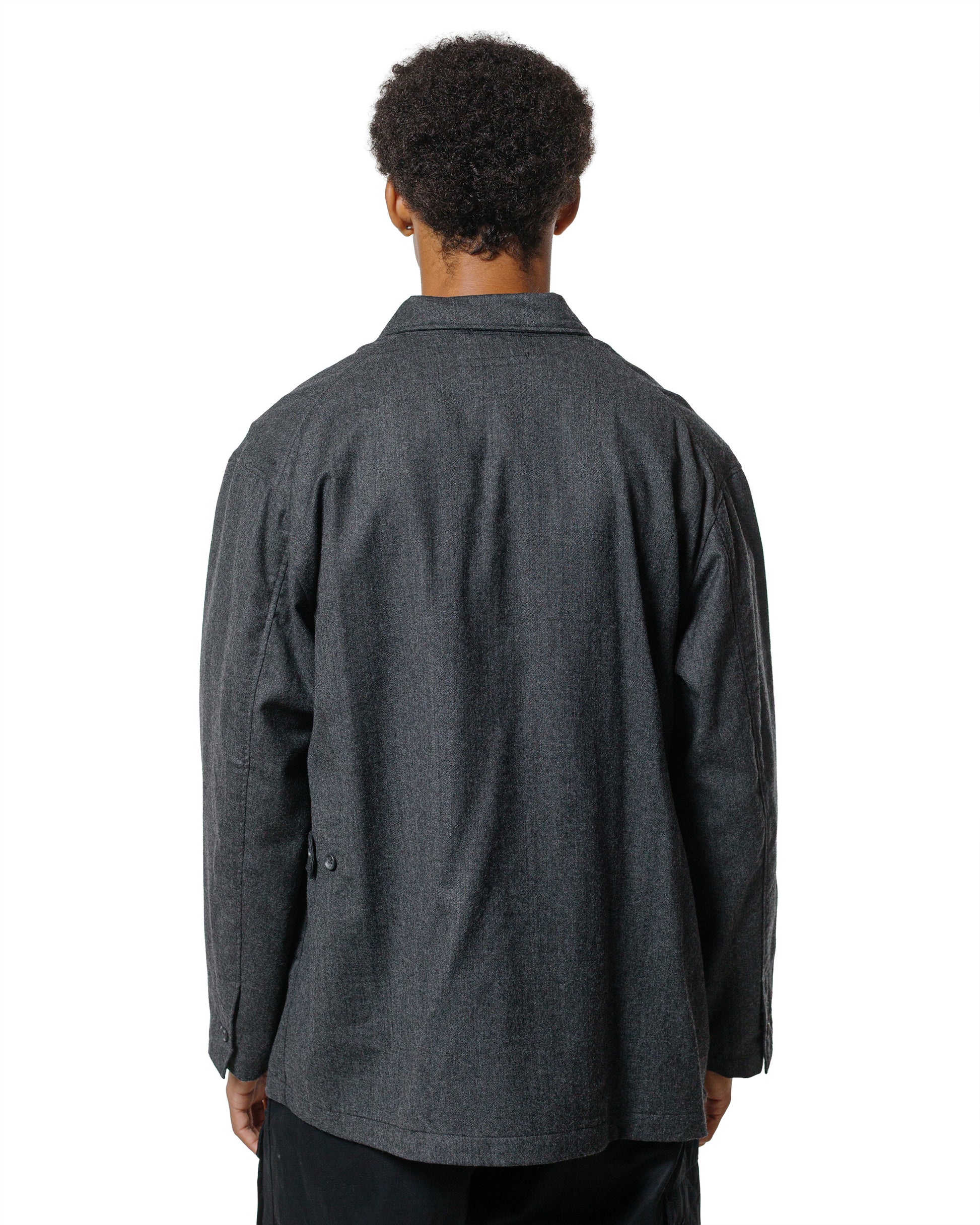 lost & found Engineered Garments Engineered Garments Loiter Jacket Charcoal High Count Worsted Wool